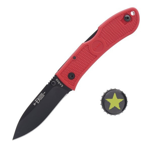 Ka-Bar 4062RD - Dozier Folding Hunter Knife - Red