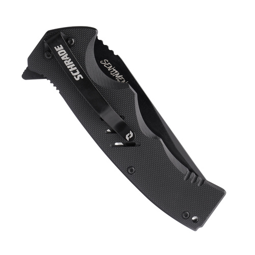 Schrade - Sentiment Folding EDC Knife - Black - 1182624
