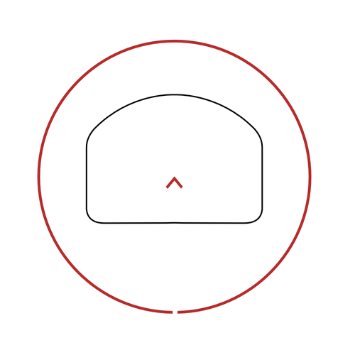 Primary Arms by Holosun - Colimator HE509 Solar Powered - ACSS Vulcan - HE509-RD-ACSS-R