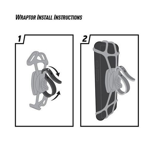 Nite Ize - Wraptor™ Universal Rotating Smartphone Bar Mount - WPT-09-R3