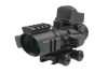 Theta Optics - Rhino Scope with Micro Red Dot Sight - 4x32 - Black - THO-10-011608