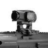 Strike Industries - QD Mount for T1/T2 Collimators - Picatiny - Black - SI-T1-QDRA-BK