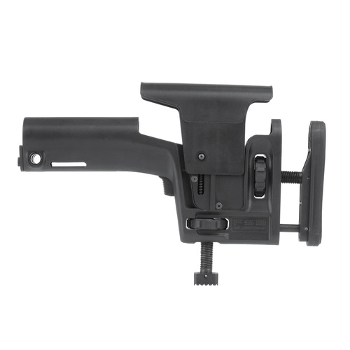 IMI Defense - Fixed Sniper Stock for AR-10 and SR-25 - Polymer - Black - IMI-ZS111-BLK