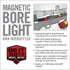 Real Avid - Bore Light Magnetic Barrel Cleaning Light - 100 Lumens - Black/Red - AVBR101-B