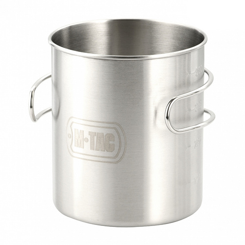 M-Tac - Stainless Cup with Folding Handle - 450 ml - CL1C-M37-A