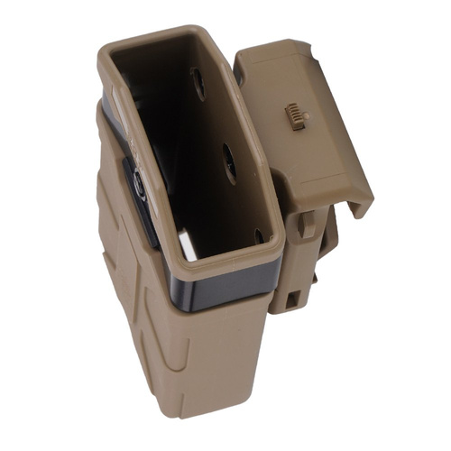 ESP - Belt mounted Swivel Plastic Holder for M16, M4 Magazine - Khaki - MH-04-AR15 KH