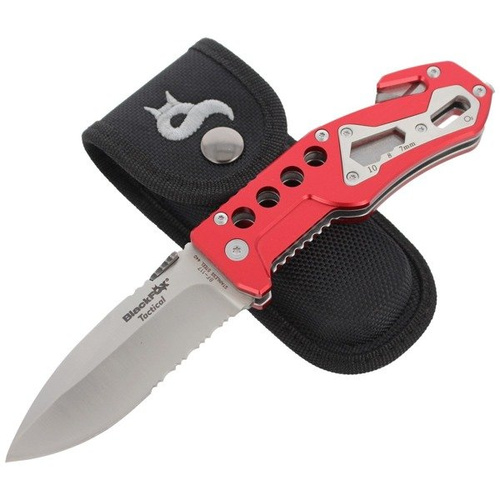 FOX - Knife BlackFox Rescue Folder - Red - BF-117