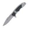 Smith&Wesson - Drop Point Silver/Black Handle Folding Knife - 1084306