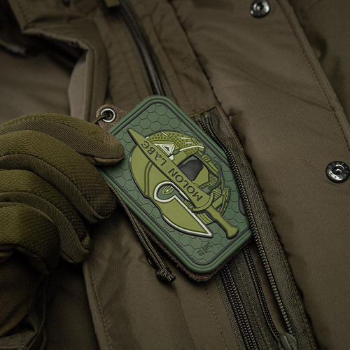 M-Tac - Morale Patch - Molon Labe Ace Jacquard - Olive / PVC - 51127001