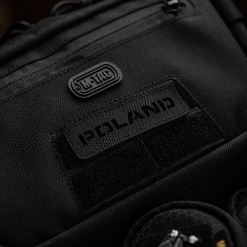 M-Tac - Patch Poland 25х80 - Laser Cut - Black / White - 51001002.