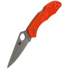 Spyderco - Delica® 4 FRN Flat Ground Orange Knife - C11FPOR
