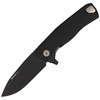 LionSteel - Aluminium Black / Black Blade Folding Knife - ROK A BB