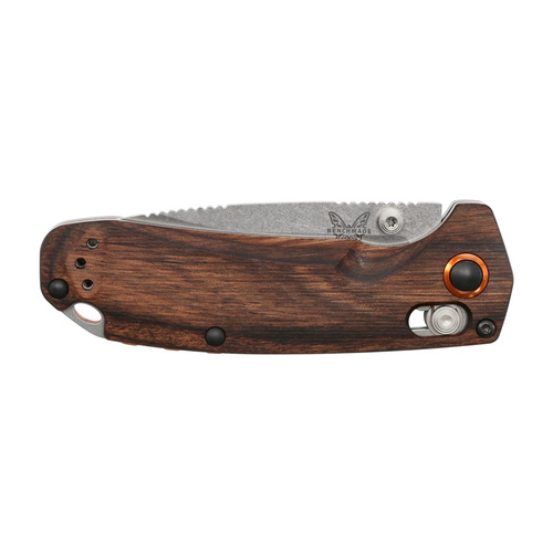 Benchmade - HUNT North Fork Folding Hunting Knife - Drop Point - Axis Lock - Wooden - 15032