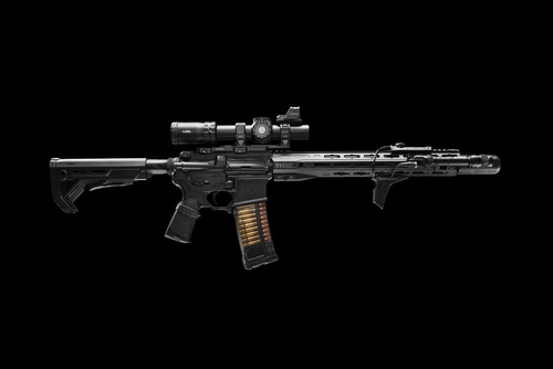 Strike Industries - ASM Ring Cap Multi-Optic Mount System - Picatinny - Black - SI-STRIKE-ASM-OM