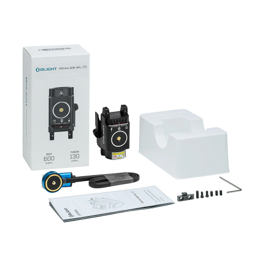 Olight - Weapon LED Light with Laser Sight BALDR RL MINI - 600 lumens - Black