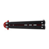 Joker - Butterfly Training Knife - 3Cr13MoV - Black / Red - JKR830