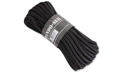 Mil-Tec - Rope 7mm - 15m - 420kg - Black - 15941002-007
