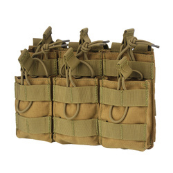 Condor - Triple Stacker M4 Mag Pouch - MOLLE - Coyote Brown - MA44-498