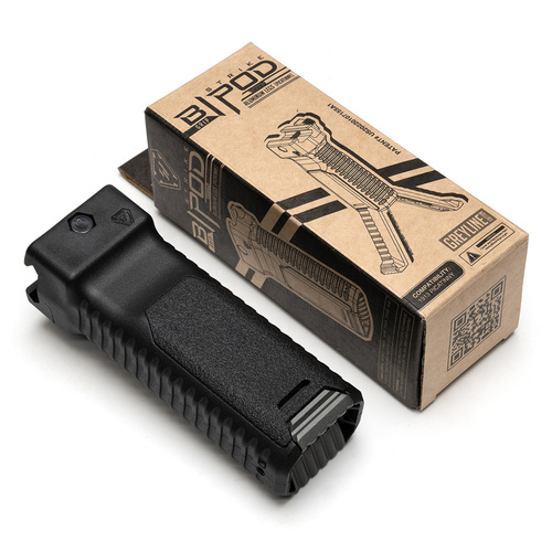 Strike Industries - Strike Foregrip with Bipod - Black - SI-AR-AL-BIPOD-GY