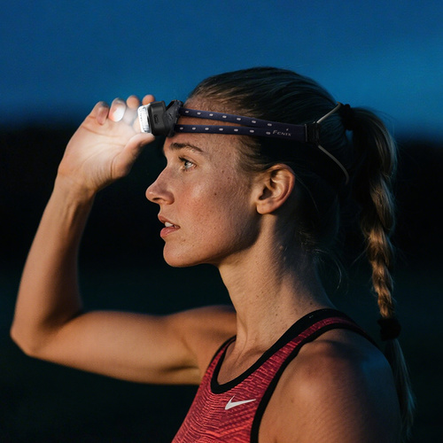 Fenix - Head Flashlight HL17R with 1000 mAh Battery - 500 lm - Black - HL17R black