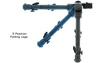 UTG - Over Bore Bipod - 7'' - 11'' - Picatinny - Black - TL-BPOB01-A