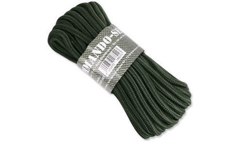Mil-Tec - Rope Commando 15 m - 7 mm - up to 420 kg - Green - 15941001-007