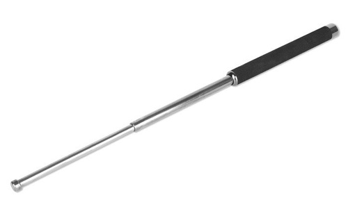 Walther - Telescopic Defense Baton Pro Secur with Sheath - 25" / 64 cm - Chrome - 2.1901