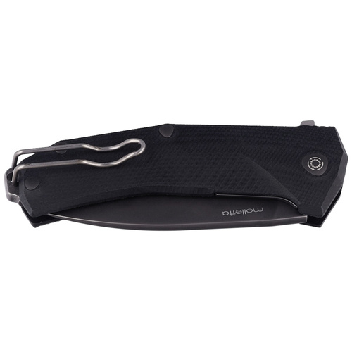 LionSteel - Tactical Knife KUR - Sleipner - Black - KUR BBK