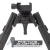 Leapers - UTG Recon 360 TL Foldable Bipod 5.5-7" - Picatinny - Black - TL-BP02-A