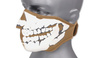 101 Inc. - Neoprene Face Mask 3D Skull - Coyote Brown - 219292-CB