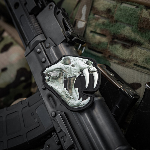 M-Tac - Old Tiger Patch - PVC - White - 51001201