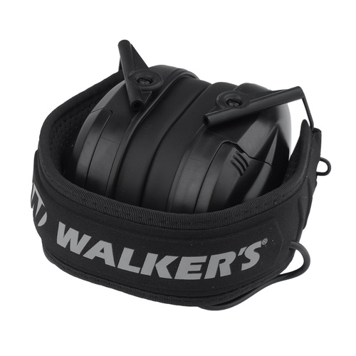 Walker's - Razor Compact Electronic Muff for Women and Youth - Black - GWP-CRSEM