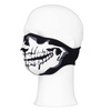 101 Inc. - Neoprene Half Mask with Skull Print - Black - 219301-2801