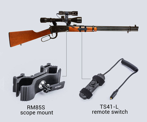 NEXTorch - LED flashlight Hunting set TA41 - 2600 lm - TA41 HUNTING SET