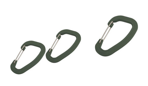 Wildo - Accessory Carabiner Set - 3 pcs - Olive - 89621