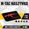 M-Tac - AKM 7.62x39 Laser Cut Patch - Black/Red - 51110233