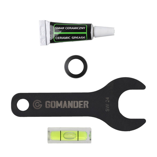 Gomander - Raptor Muzzle Brake - 7.62 mm - M15x1 - Black - TB0.10178_1-M15