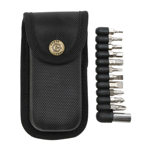 Ganzo - Multitool G205-B with Bit Set - 10 Tools - Black - G205-B