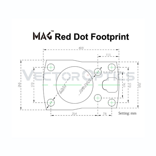 Vector Optics - Red Dot Sight Frenzy-S 1x17x24 - 3 MOA - Black - SCRD-52