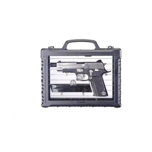 WE - ASG Pistol Replica P-Virus - Green Gas - Black/Silver - WET-02-006748