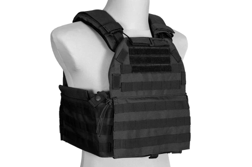 GFC Tactical - Quick Release Tactical Plate Carrier Vest - Black - GFT-18-030900