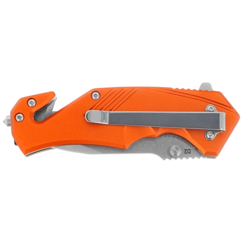 BlackFox - Folding Rescue Knife Demand - D2 Steel - Orange - BF-784-OR