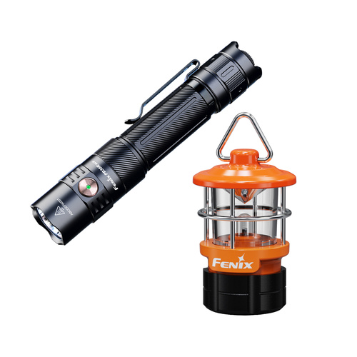 Fenix - LED Tactical Flashlight PD35R ACE + Mini Flashlight CL01 - 2000 lm - Black - PD35R ACE+CL01 red