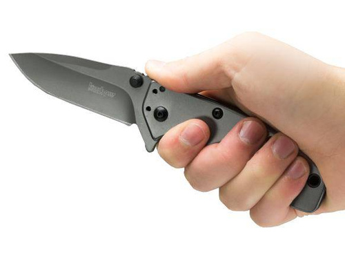 Kershaw - Folding Blade Knife Cryo II - Full Metal - Grey - 1556TI