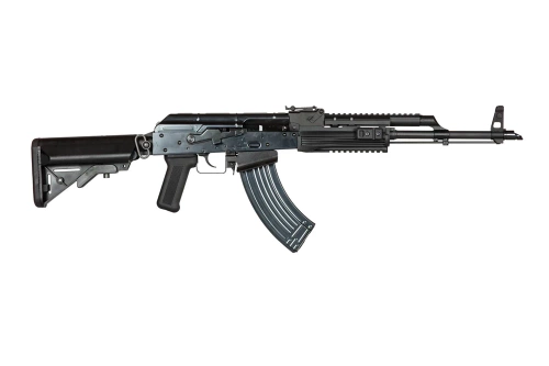WE - Replica ASG AKM Carbine PMC WE-R015 - Gas Blow-Back - Open Bolt - Steel - Black - WET-02-002323