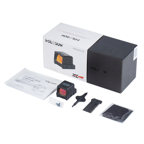 Holosun - HE509T-RD X2 Series Red Dot - MOS - Solar Panel / Titanium - HE509T-RD X2