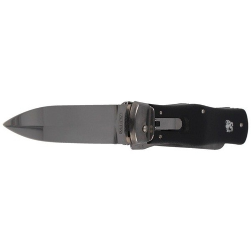 Mikov - Automatic spring knife Predator ABS Black with Saw - 241-NH-2/KP