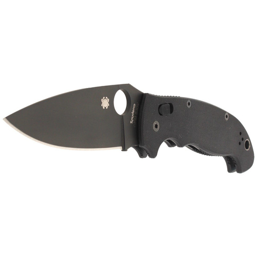 Spyderco - Manix™ 2 XL G-10 Black / Black Blade Knife - C95GPBBK2