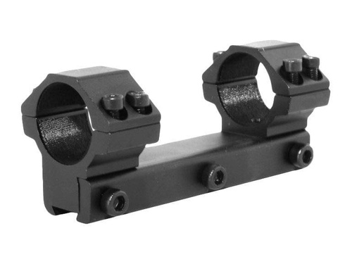 Leapers -  One Piece Mount AccuShot 1"/11 - 25.4 mm - Medium - Black - AQR415