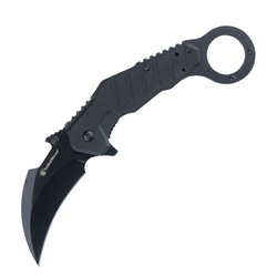 Smith & Wesson - Extreme Ops Spring Assist Karambit Folding Knife - 8Cr - Black - 1208411